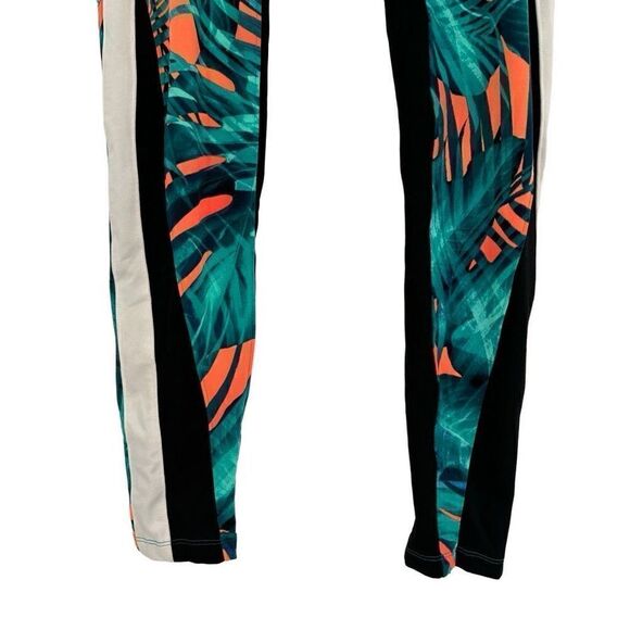 Victoria's Secret PINK Ultimate Tropical Palm Multicolor Legging Pant Small - Picture 5 of 7